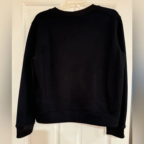 Maje Theophile Butterfly Embroidered Sweatshirt, size L, NWOT - Picture 7 of 7